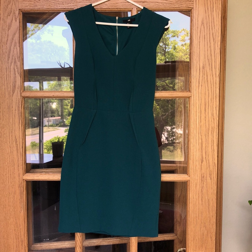 H&M Emerald Green BodyCon Dress